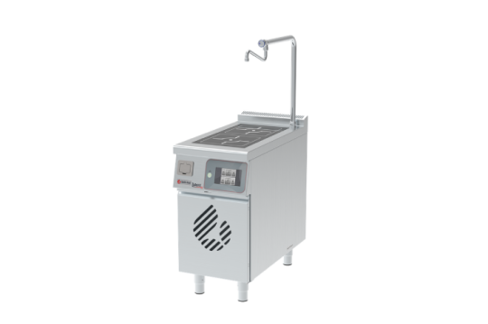 Electric stove with base