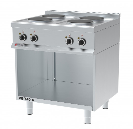 Electric stoves with base