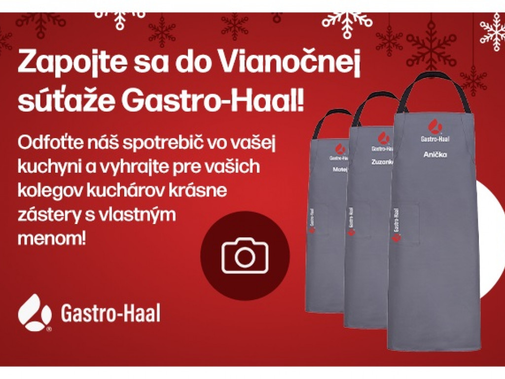 Zapojte sa do Vianočnej súťaže Gastro-Haal!
